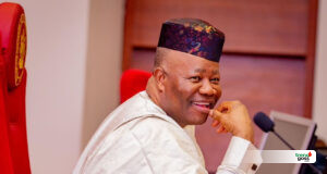 ‘Let PDP Die Completely!’ – Akpabio Stuns Crowd With Explosive Jab at Wike