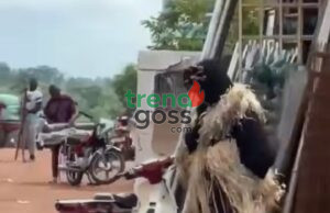 Nigerian Pastor Stuns with Masquerade Costume During Street Crusade