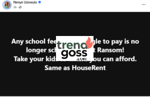 Nigerian Woman Calls School Fees ‘Ransom’ Amid Rising Tuition Costs
