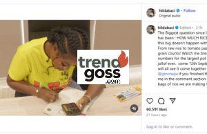 Hilda Baci Returns With Giant Challenge: 250 Bags of Rice in the World’s Biggest Jollof Pot!