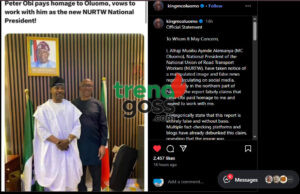 MC Oluomo Debunks Viral Photo Linking Him to Peter Obi Ahead of 2027 Elections