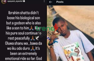 Opeyemi Aiyeola Breaks Silence: Clarifies Truth About Ibrahim Chatta’s “Son’s” Death