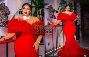 Laide Bakare Dazzles in Red as She Marks Birthday