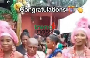 Nigerian Man Wows Guests as He Marries Two Wives Same Day, Dances Energetically at His Wedding