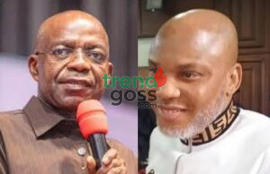 Abia Gov Alex Otti Assures Nnamdi Kanu’s Release Soon, Says Tinubu Is Favourably Disposed