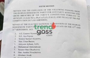 PDP Expels Key Members for Anti-Party Actions