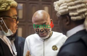 ‘I Request To Be Released’ – Drama in Court As Nnamdi Kanu Rejects Terrorism Trial