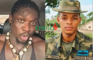 Very Dark Man Offers $1000 to Brave Navy Officer