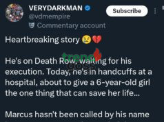“From Death Row to Lifesaver!” – Heartbreaking Moment as Inmate Marcus Donates Kidney to Save Dying 6-Year-Old Girl