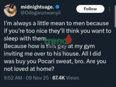 Nigerian Lady Vows to Continue Being ‘Mean’ to All Men – Gym Story Sparks Wild Debate Online