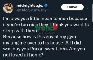 Nigerian Lady Vows to Continue Being ‘Mean’ to All Men – Gym Story Sparks Wild Debate Online
