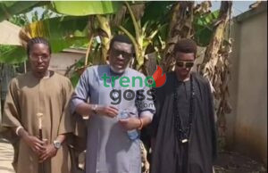 VIDEO: Kanayo Visits Parents’ Graves With Sons, Sparks Online Reactions